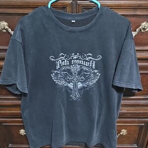 Men's Black Graphic T-Shirt